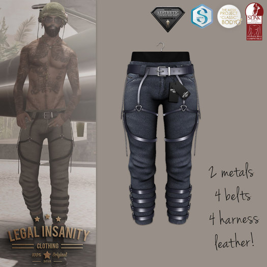 Legal Insanity - Joe army blue pants