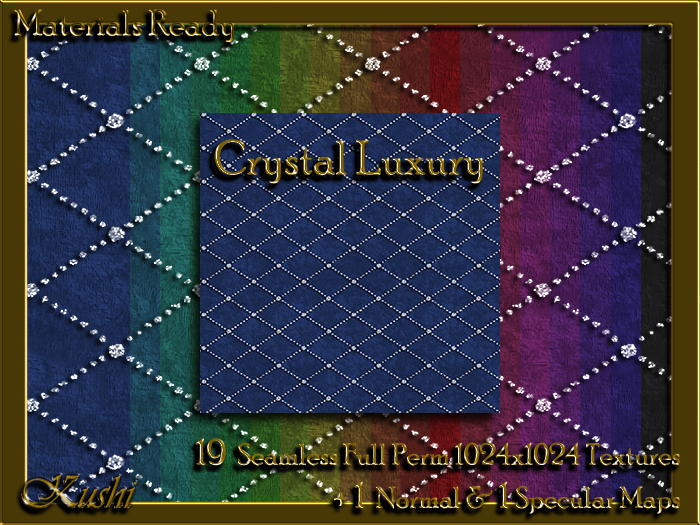!Kushi! CrystalLuxury Textures -WEAR TO UNPACK