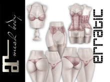 erratic / valentina - lingerie / rose SET (maitreya)