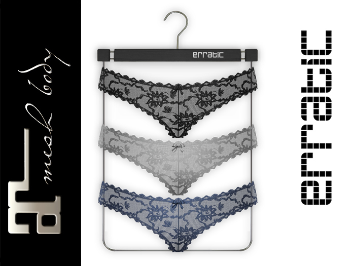 erratic / cerise - panties / darks 1 (maitreya)