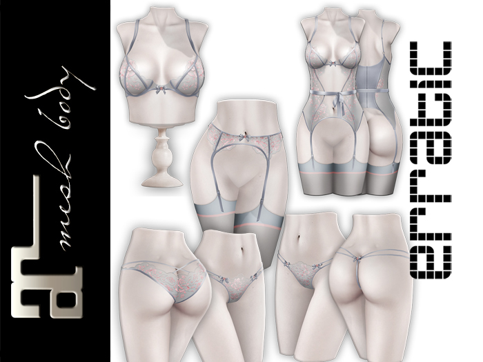 erratic / eden - lingerie / dove SET (maitreya)