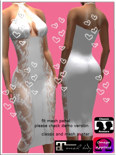 Dress white appl Omega Maitreya