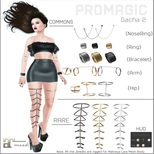 *PROMAGIC* Gacha2 -Ring (Silver) -Common