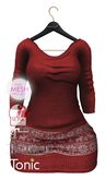 EmilyC Sweater Dress // Red