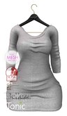 EmilyC Sweater Dress // White