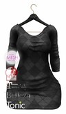 EmilyC Sweater Dress // Cube Black