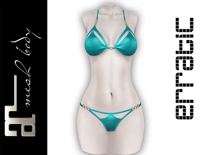 erratic / justine - bikini / aqua (maitreya)