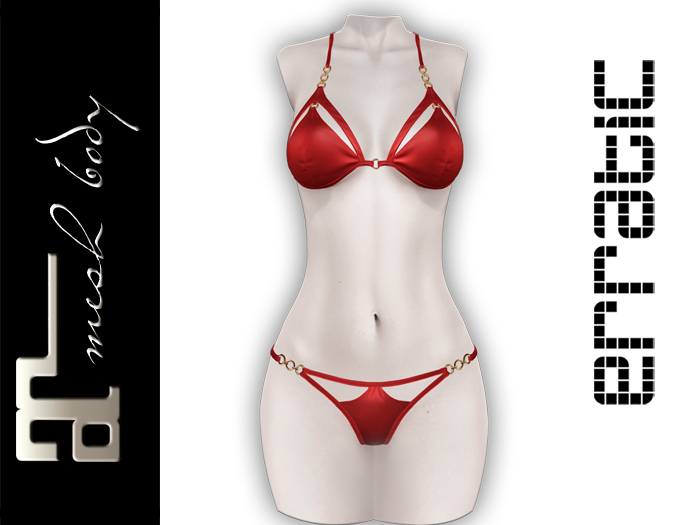 erratic / justine - bikini / crimson (maitreya)