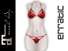 erratic / justine - bikini / crimson (maitreya)