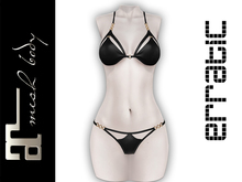 erratic / justine - bikini / noir (maitreya)