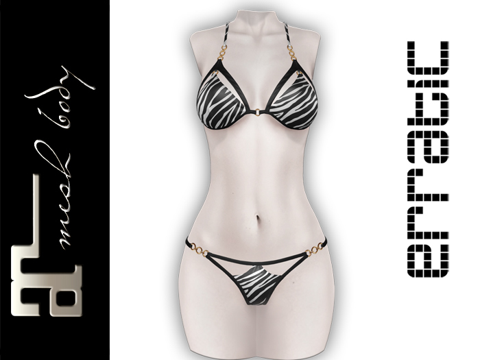 erratic / justine - bikini / zebra (maitreya)