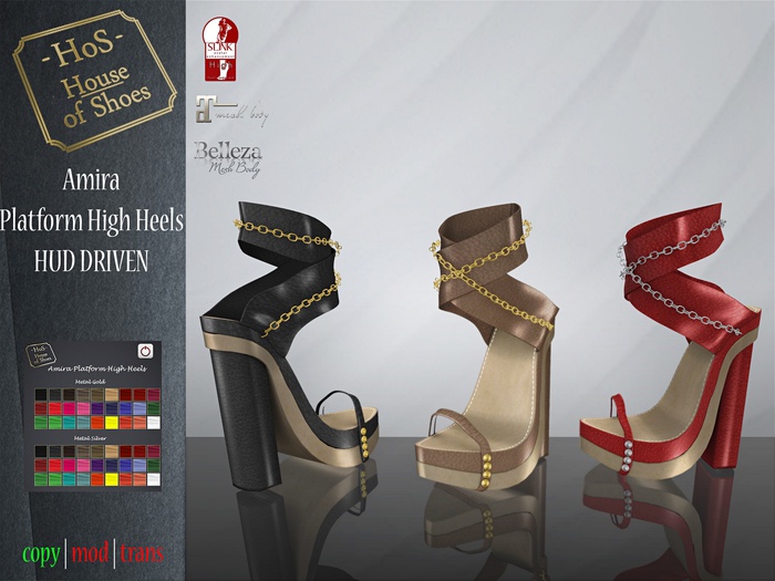 Demo [HoS] Amira Platform High Heels