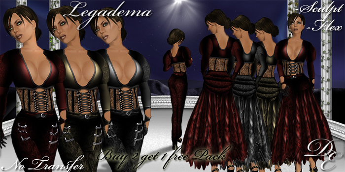 *DE Designs* Legadema-Multi Pack-All 3 Colors