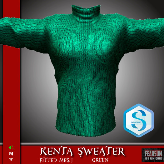 [F] Kenta Sweater Green - Signature
