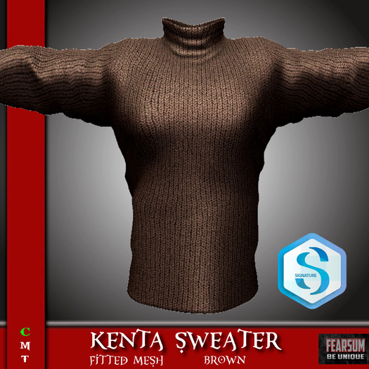 [F] Kenta Sweater Brown - Signature