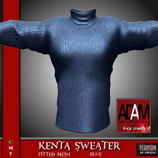 [F] Kenta Sweater Blue - Adam