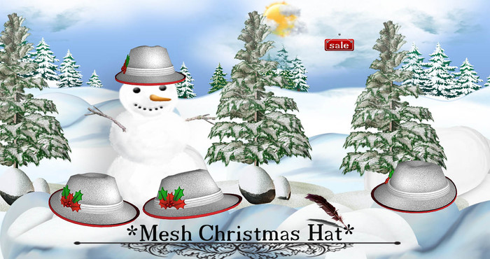 *Mesh Christmas Hat(modify&trasfert) v. 13