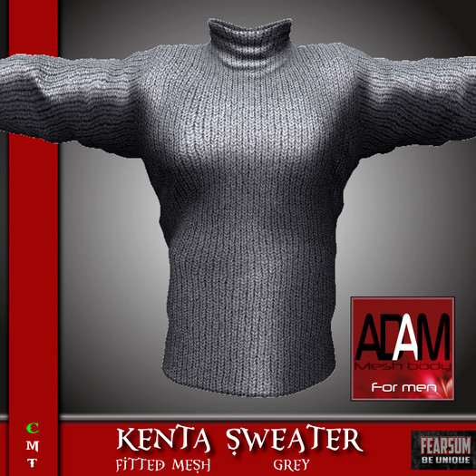 [F] Kenta Sweater Grey - Adam