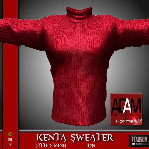[F] Kenta Sweater Red - Adam