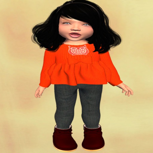 ~BBB~ORANGE SWEATER SET BAG