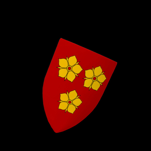 Medieval knight: Shield von Aremberg