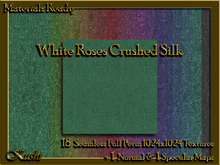 White Roses Crushed Silk Solids Fabric Seamless Textures