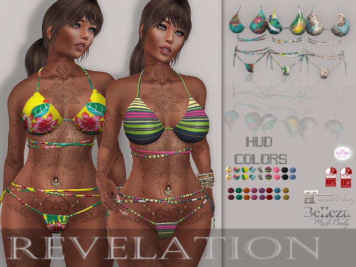 :::Revelation::: Rhea BIKINI HUD COLORS