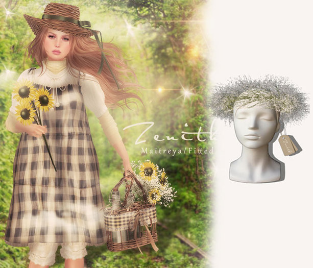 =Zenith=Baby`s Breath Flower Crown