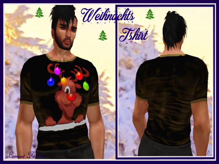 Weihnachts Tshirt Rentier
