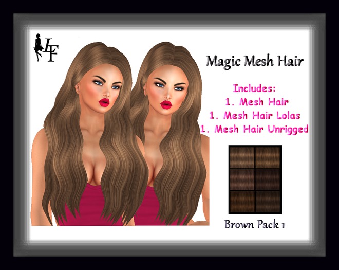 Magic Hair Brown Pack 1
