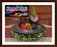 Christmas - Wine Dwarf Centerpiece