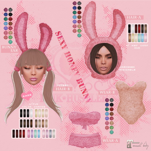 *PH*  SHB // hair B // red // RARE (BOX)