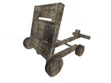 Medieval Siege Mantlet v1.0 - Holds 7 people! Slow moving!