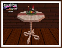 Christmas - Table with Green Dwarf Centerpiece