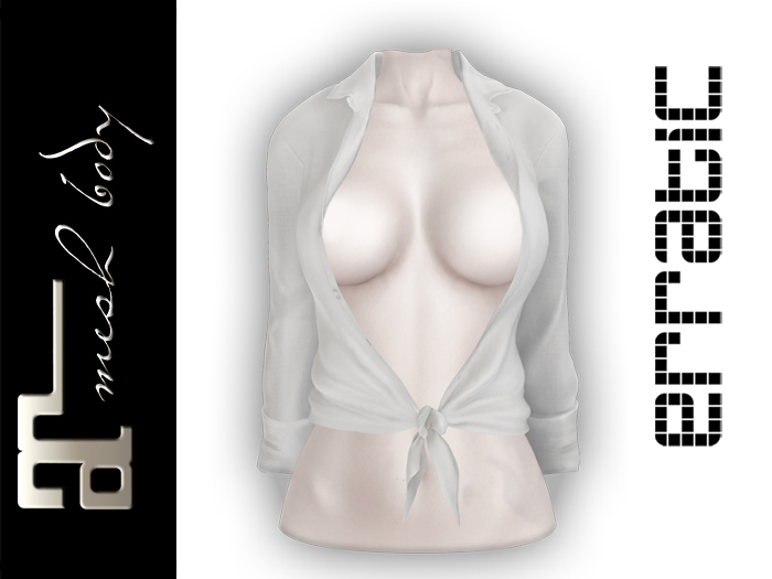 erratic / yvonne - tie-up shirt / white (maitreya)