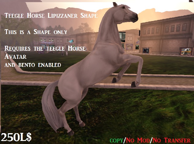 Teegle Horse Lipizzaner Shape [BOXED]