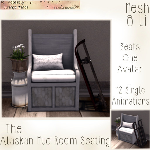 ~ASW~ The Alaskan Mudroom Seating