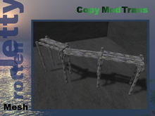 Old rotten Jetty - mesh - textured - fullperm