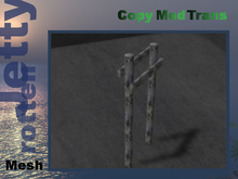 Old rotten Jetty - mesh - textured - fullperm