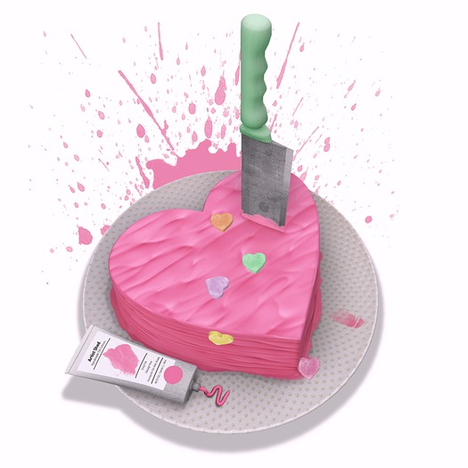 My Ex-Valentine Cake