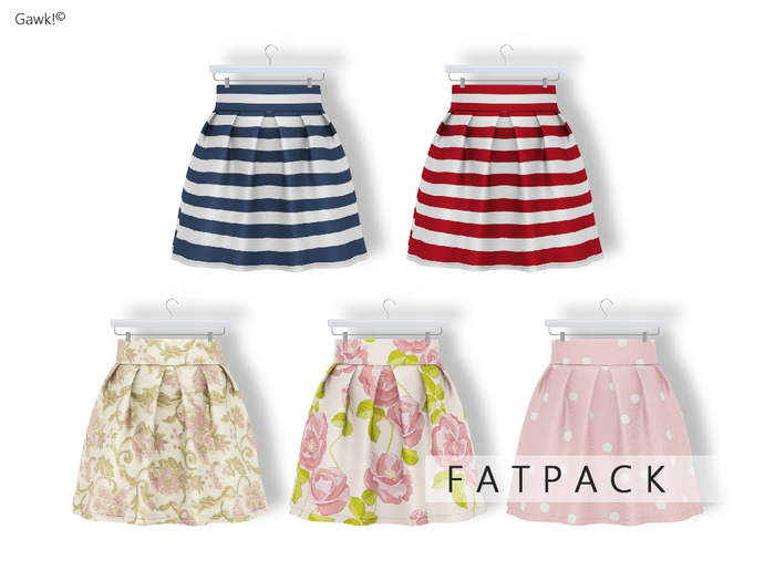 Gawk! Short High Waist Skirt - MISC. FATPACK