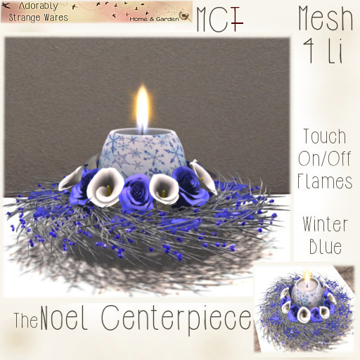 ~ASW~ The Noel Centerpiece~ WInter Blues
