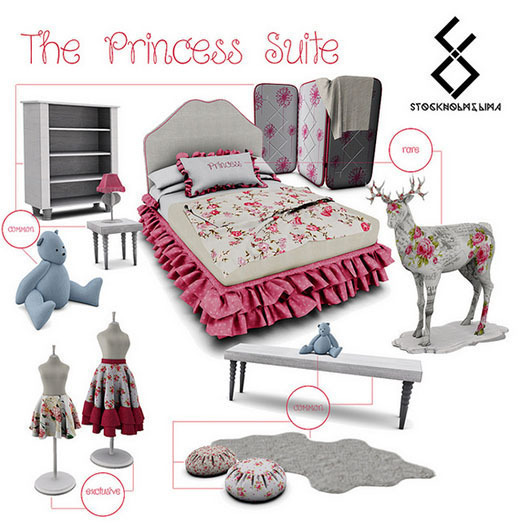 Stockholm&Lima: Princess Suite Bench
