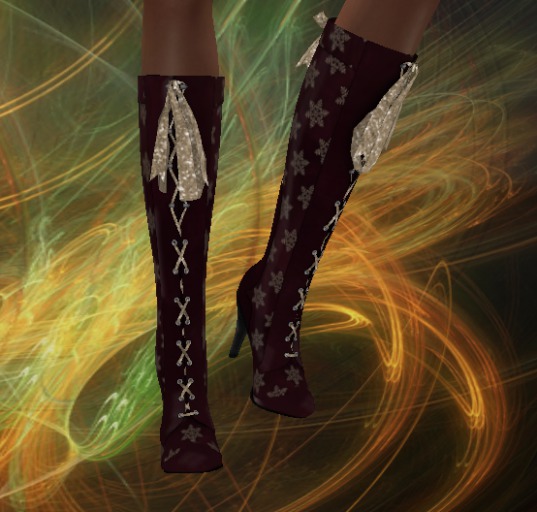Mulled wine pleaser boots