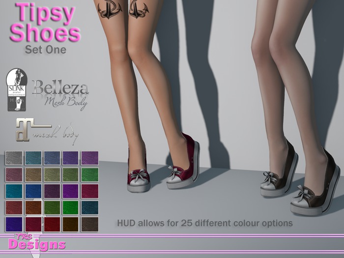 Tipsy Shoes Set 1 With Hud