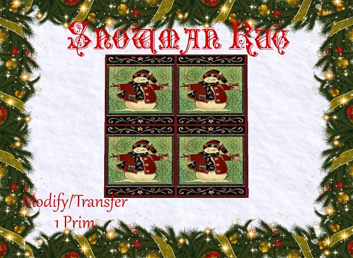 Snowman Rug