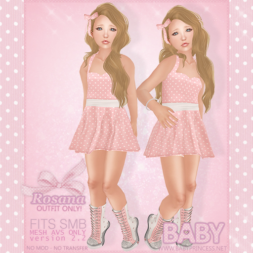 :*BABY*: SMB Rosana - Coral Pink