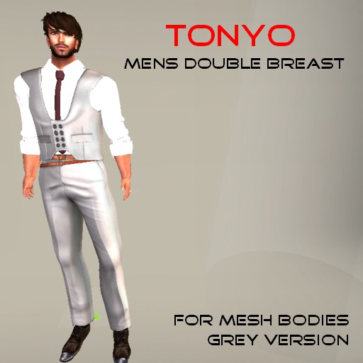 Tonyo double breast Grey
