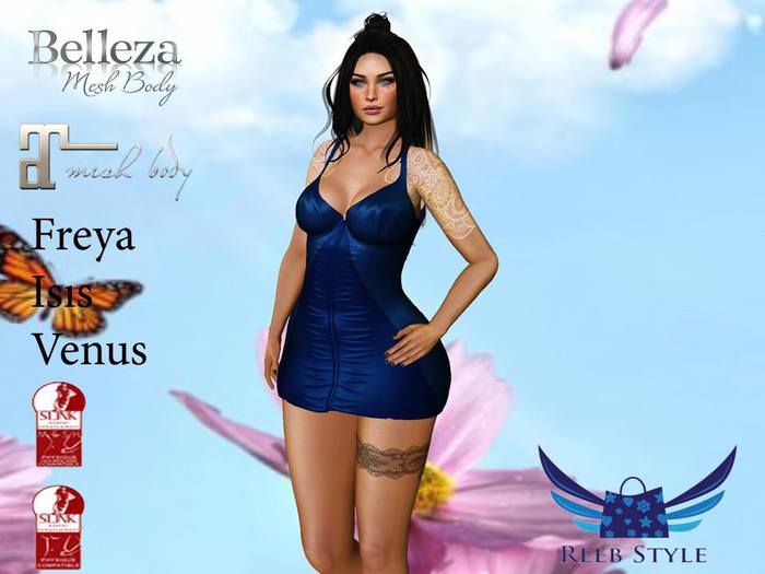 556-Reeb style Dylan Blue Dress