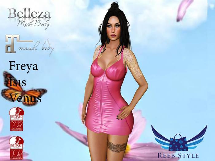 555-Reeb sTyle Dylan pink dress